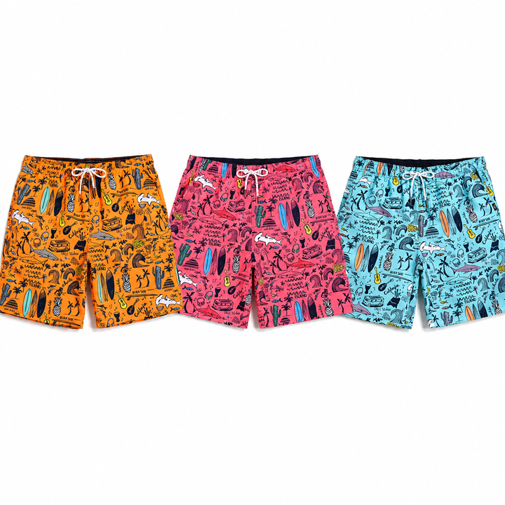 Tobey - Calções De Praia Com Estampado Tropical