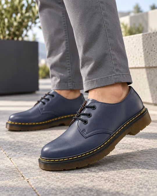 Nyklas - Sapatos Derby Com Atacadores e Costura Contrastante na Sola