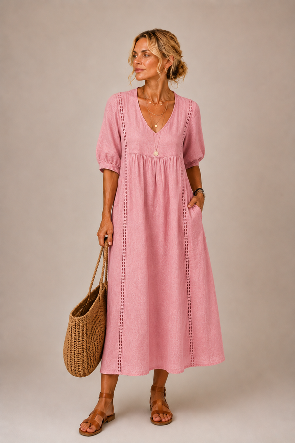Keresa - Vestido Midi De Verão
