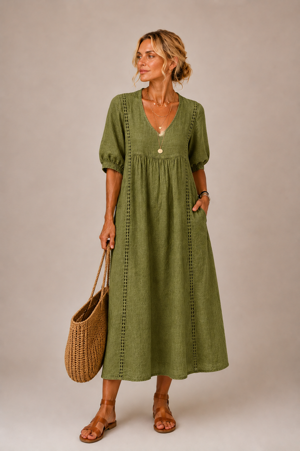 Keresa - Vestido Midi De Verão