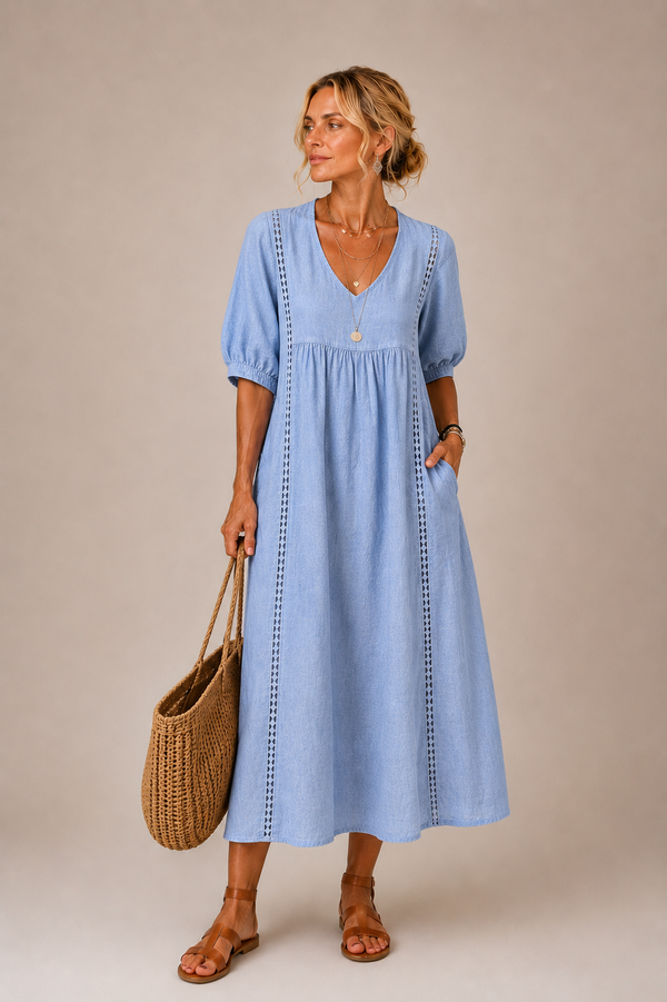 Keresa - Vestido Midi De Verão