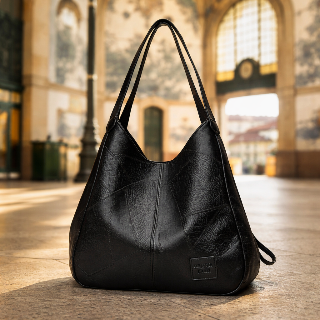 Mavise - Bolsa de Ombro em Couro