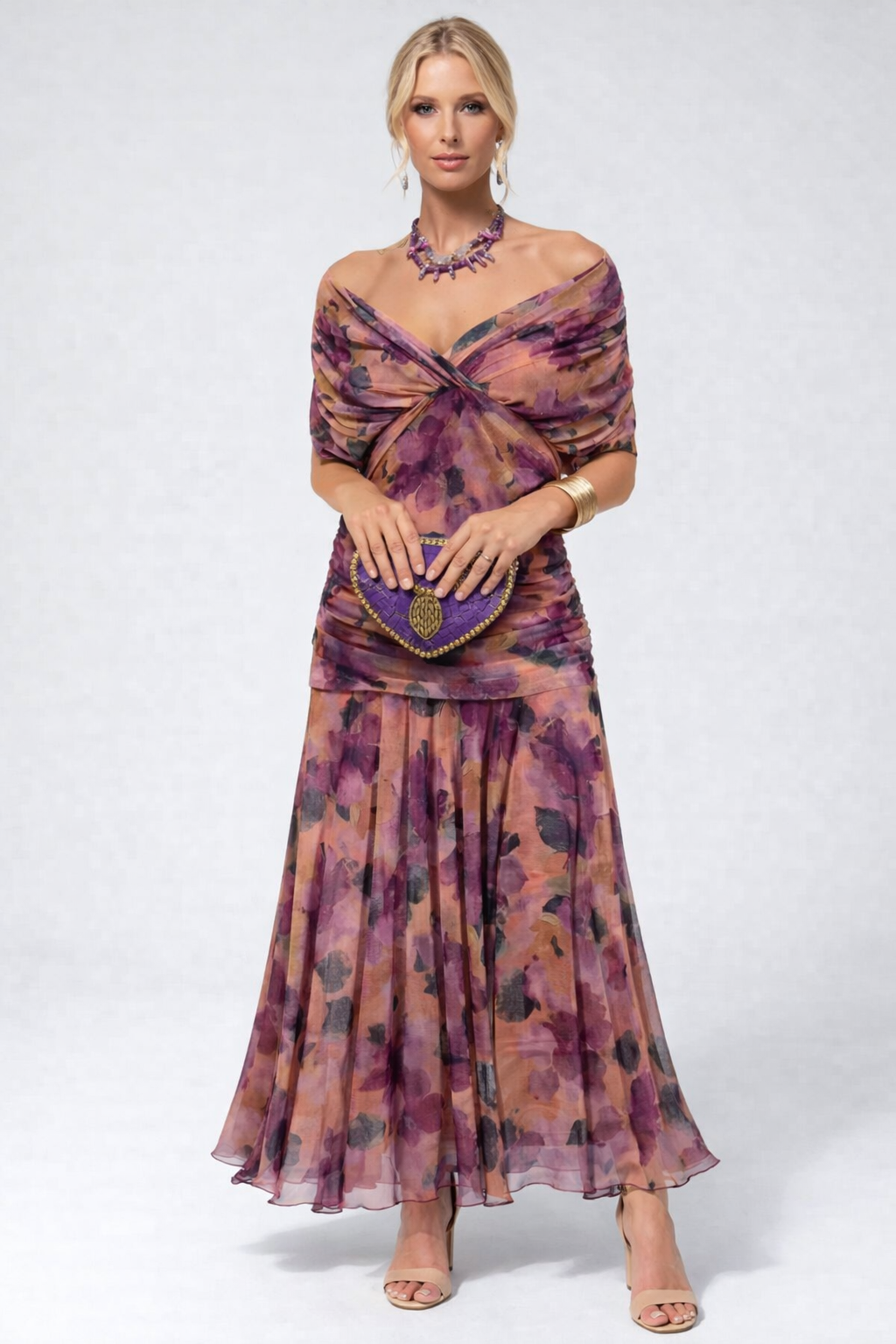 Manich - Vestido Midi Esvoaçante