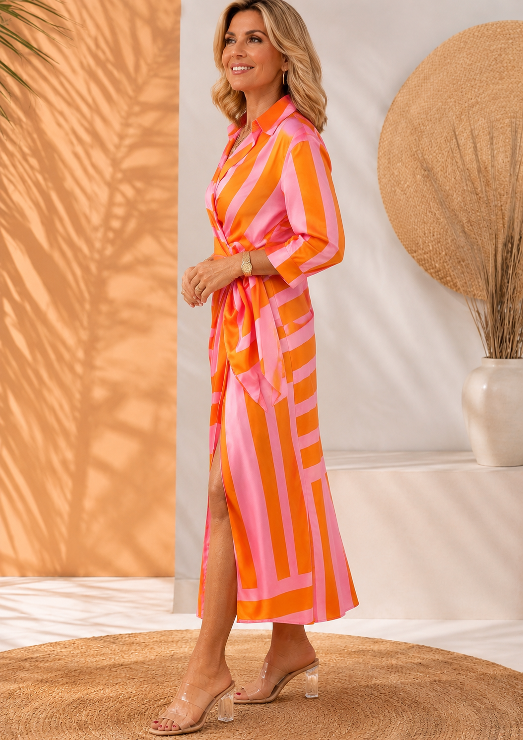 Olivera - Vestido Maxi Elegante Com Laço