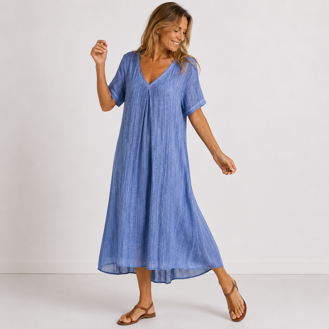 Julessa - Vestido Maxi Esvoaçante