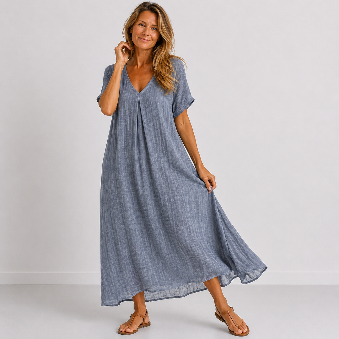 Julessa - Vestido Maxi Esvoaçante