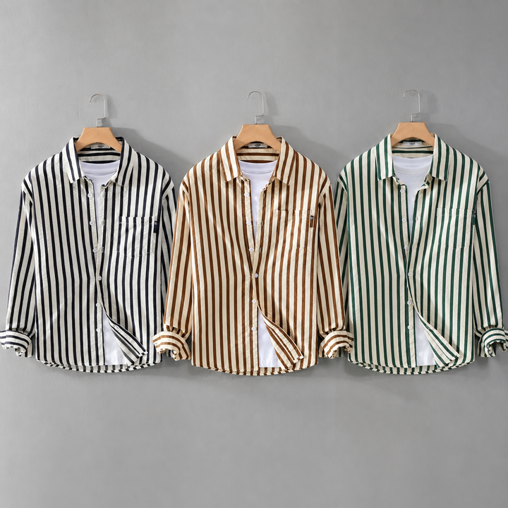 Jarge - Camisa Elegante às Riscas