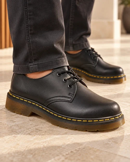 Nyklas - Sapatos Derby Com Atacadores e Costura Contrastante na Sola