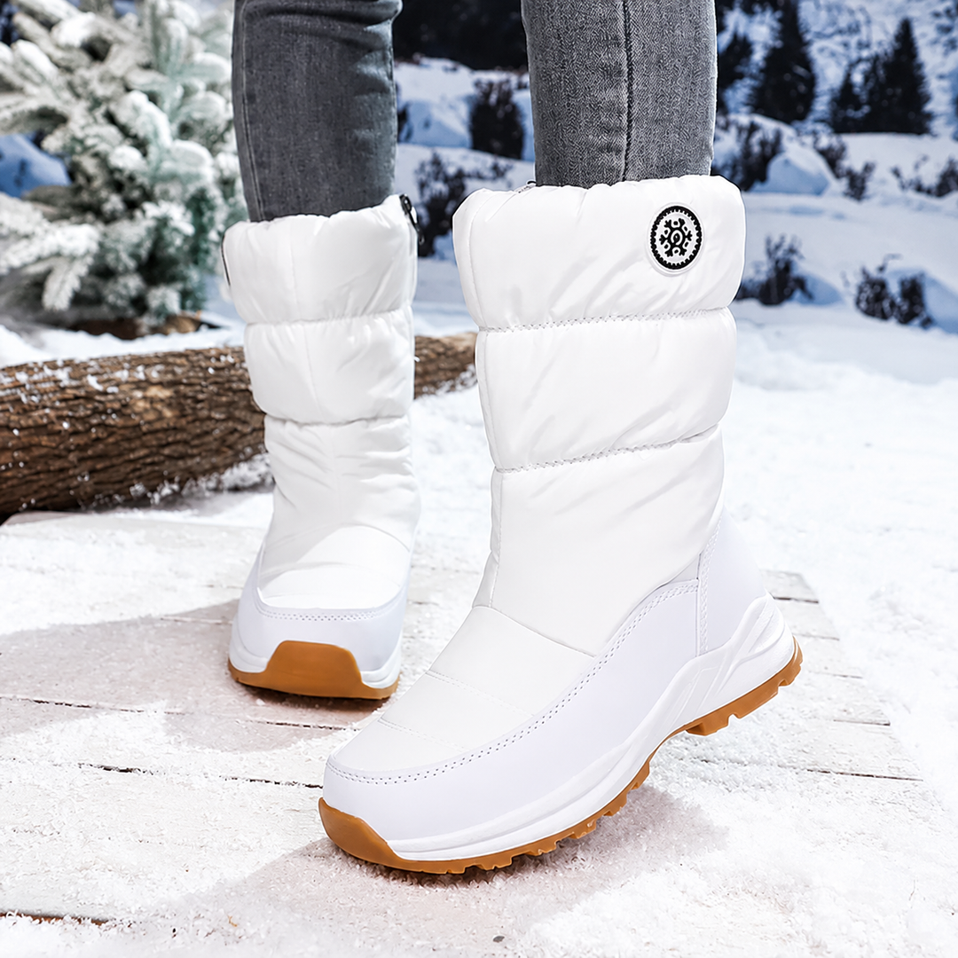 Muthoni - Botas De Inverno Para a Neve De Alta Qualidade até Meio Da Panturrilha