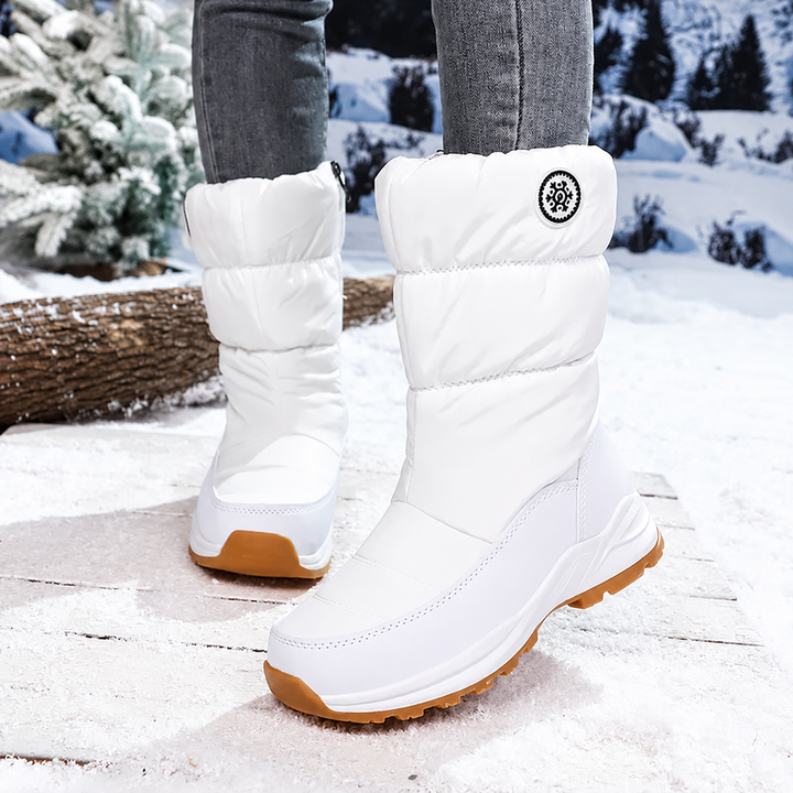 Muthoni - Botas De Inverno Para a Neve De Alta Qualidade até Meio Da Panturrilha