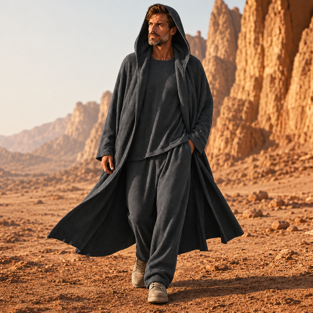 Calum - Conjunto De Três Peças Com Calças De Perna Larga
