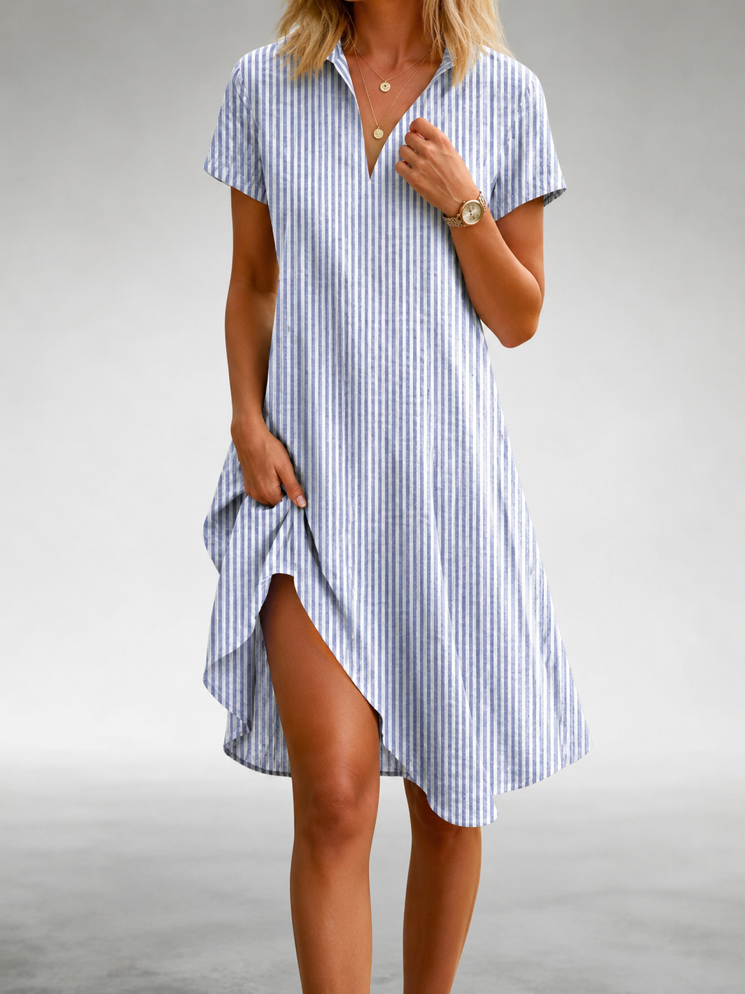 Heejin - Vestido Midi Confortável