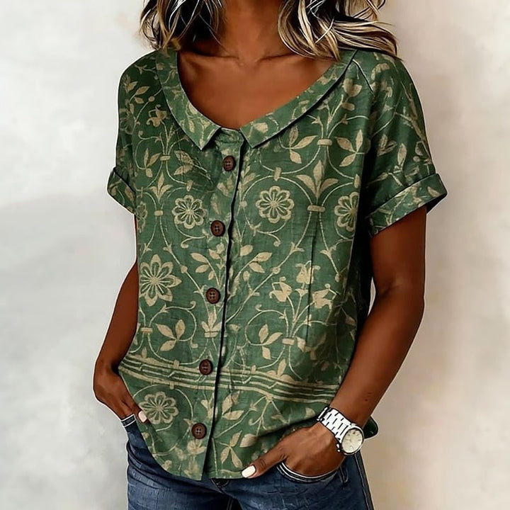 Elvin - Blusa com Estampado Floral
