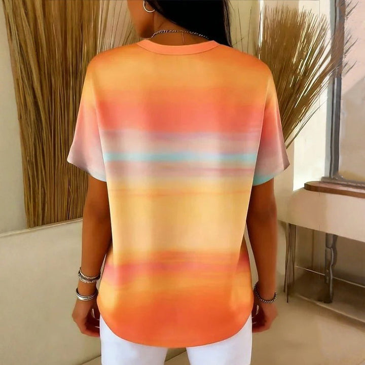 Horacio - Camiseta Casual com Gradiente