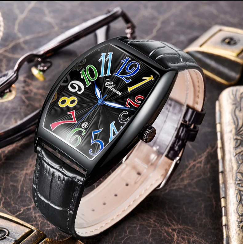 Simond - Relógio Elegante Com Bracelete Em Pele