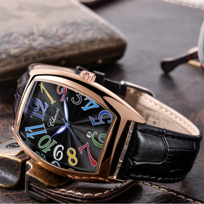 Simond - Relógio Elegante Com Bracelete Em Pele