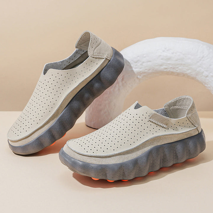 Sameth - Sapatos Sem Atacadores Perfurados Com Sola Flexível