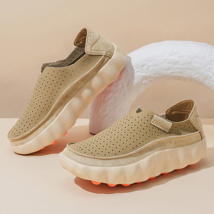 Sameth - Sapatos Sem Atacadores Perfurados Com Sola Flexível