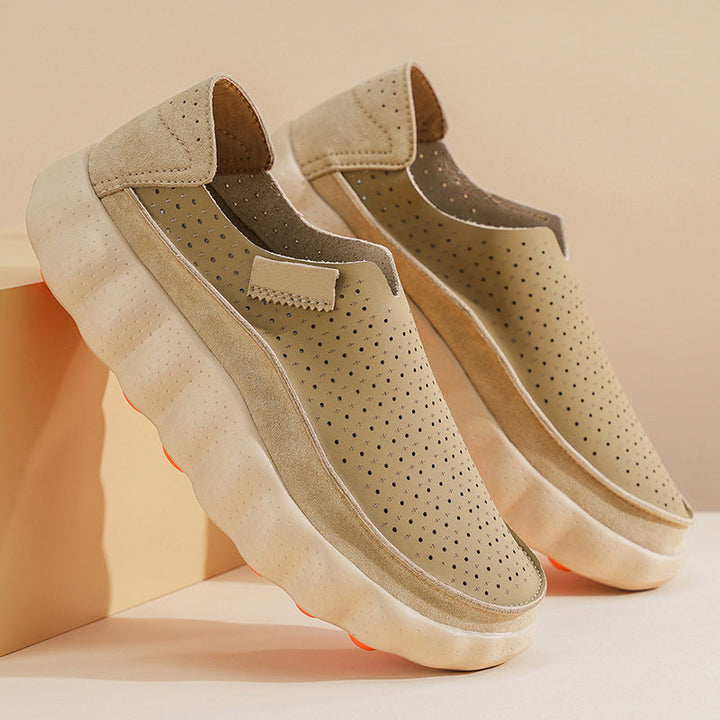 Sameth - Sapatos Sem Atacadores Perfurados Com Sola Flexível
