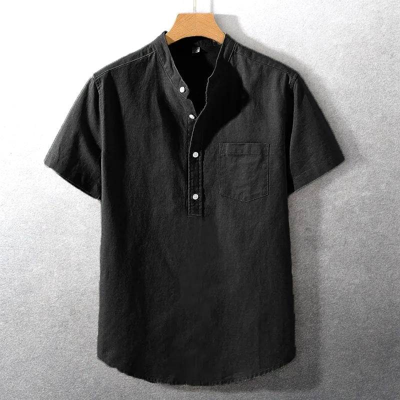 Sung - Camisa Em Mistura De Algodão