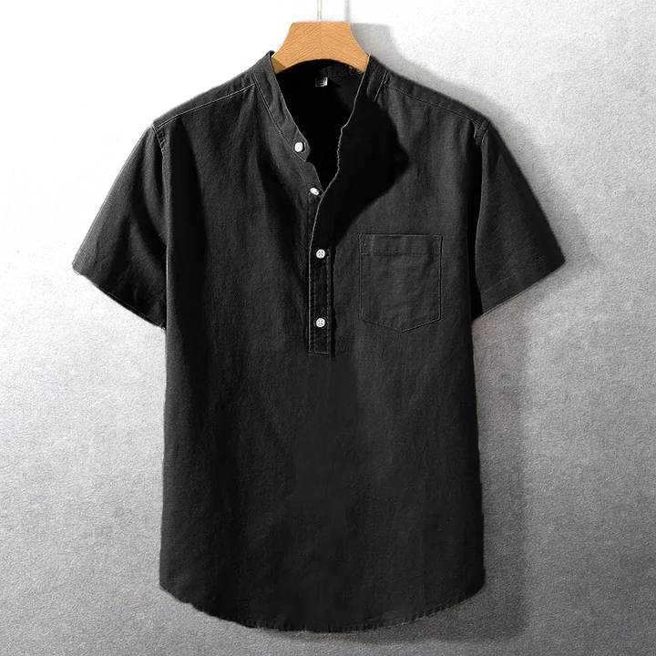 Sung - Camisa Em Mistura De Algodão