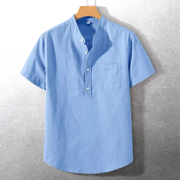 Sung - Camisa Em Mistura De Algodão