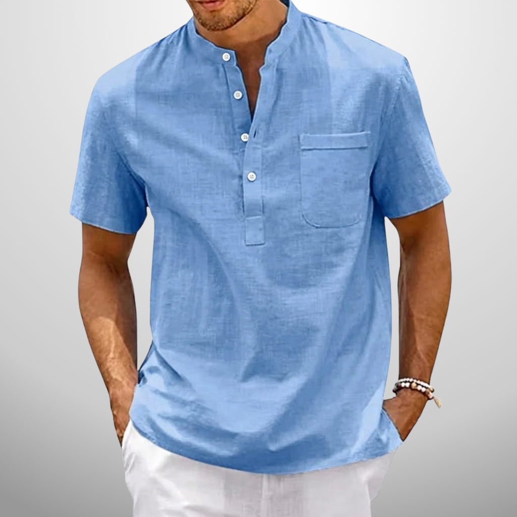 Sung - Camisa Em Mistura De Algodão