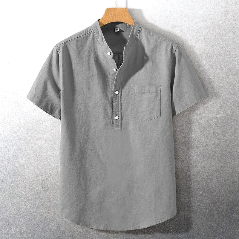 Sung - Camisa Em Mistura De Algodão