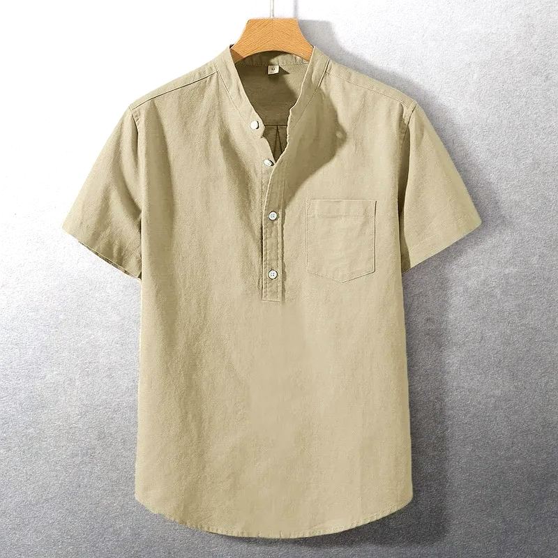 Sung - Camisa Em Mistura De Algodão