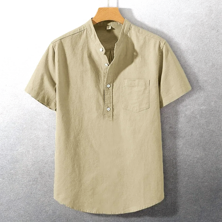 Sung - Camisa Em Mistura De Algodão