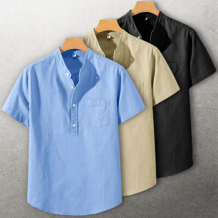 Sung - Camisa Em Mistura De Algodão