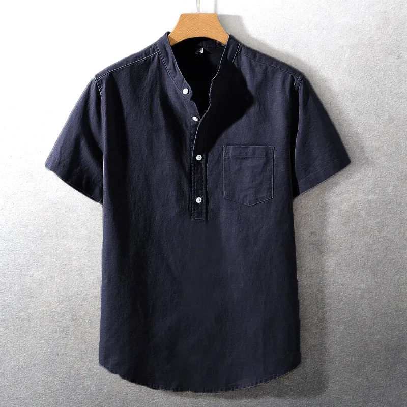 Sung - Camisa Em Mistura De Algodão