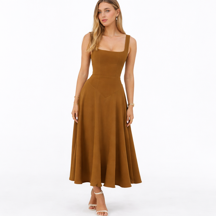 Nangula - Vestido Elegante de Rayon