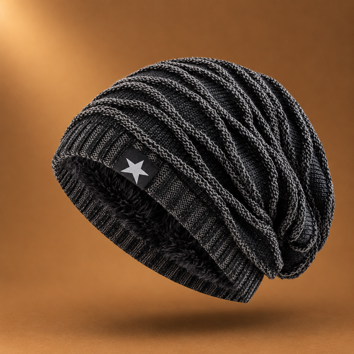 Hollis - Gorro De Malha Com Forro Polar
