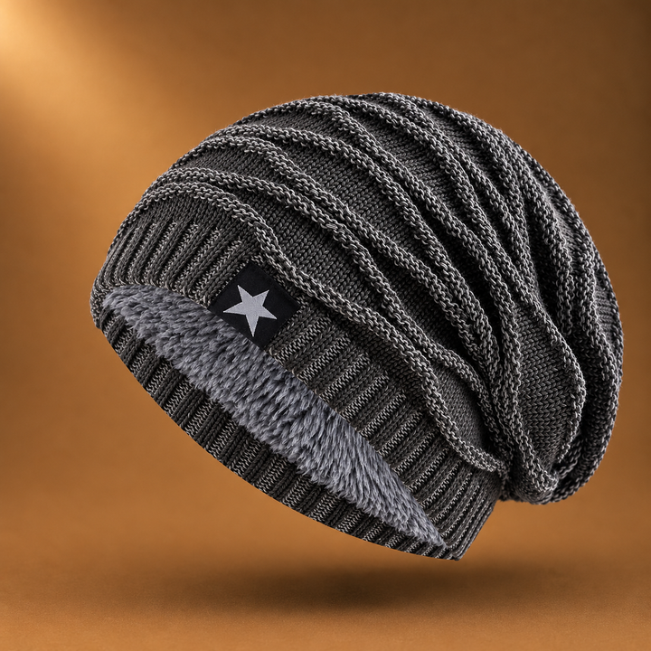 Hollis - Gorro De Malha Com Forro Polar