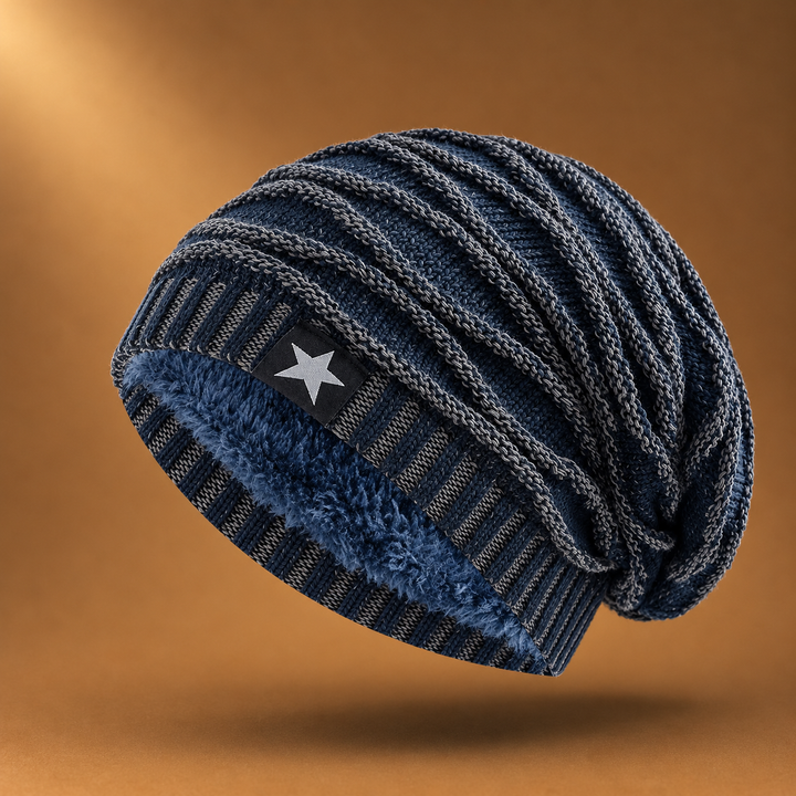 Hollis - Gorro De Malha Com Forro Polar