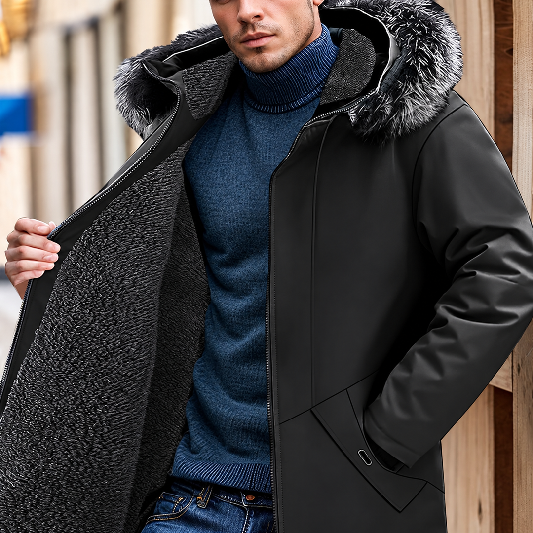 Falkner - Casaco Parka com Capuz à Prova de Vento