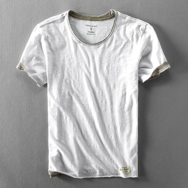 Himasha - Camisa de Algodão de Manga Curta