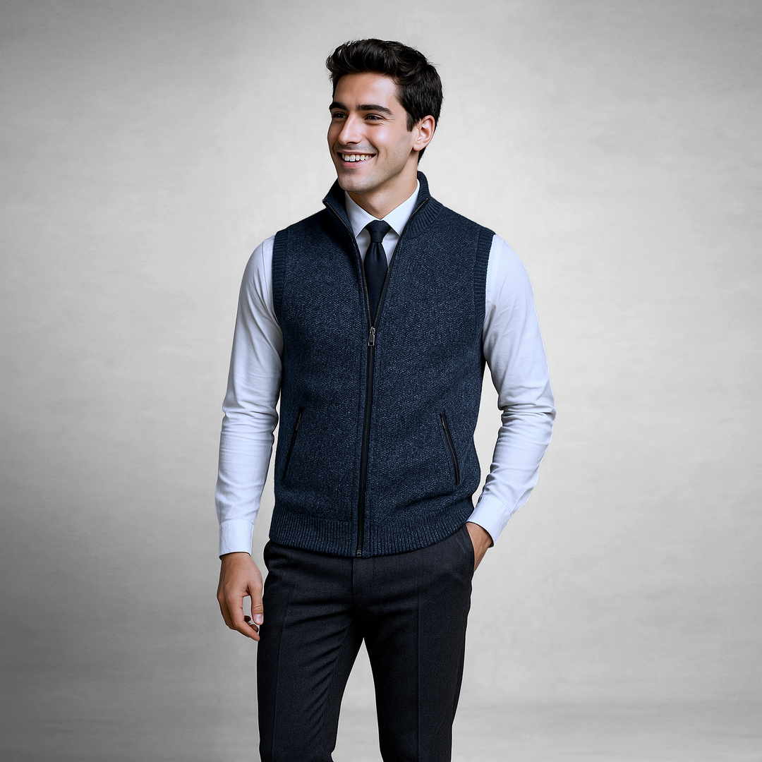 Obertan - Colete Elegante Com Fecho Completo