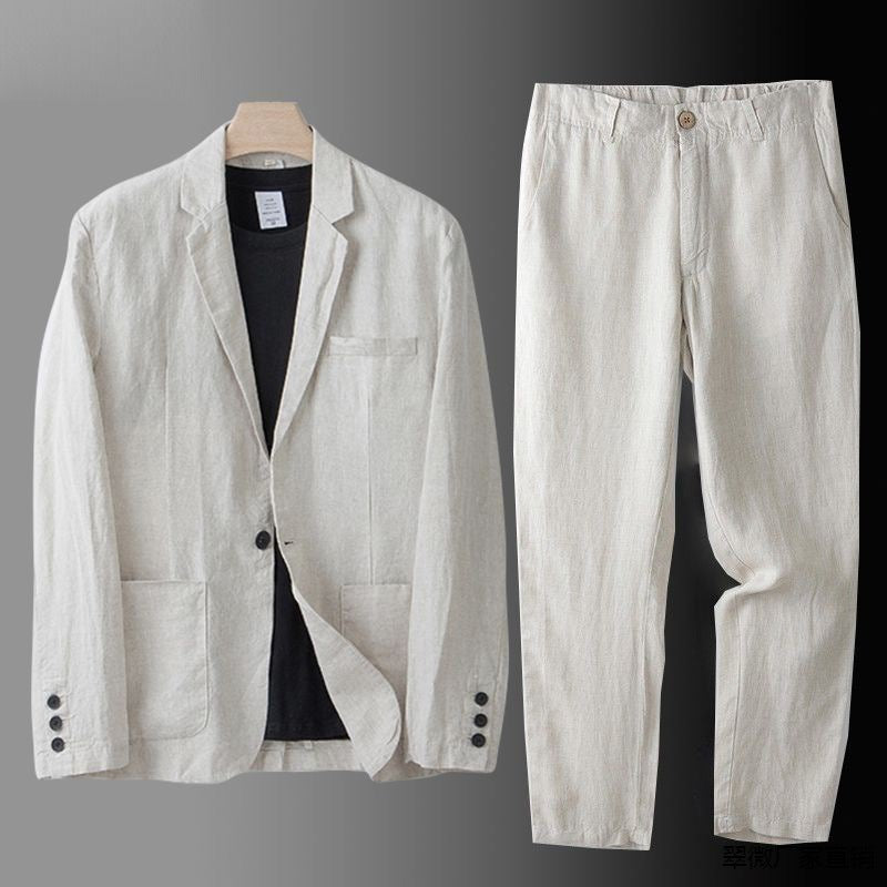 Sverrir - Fato De Duas Peças Em Linho