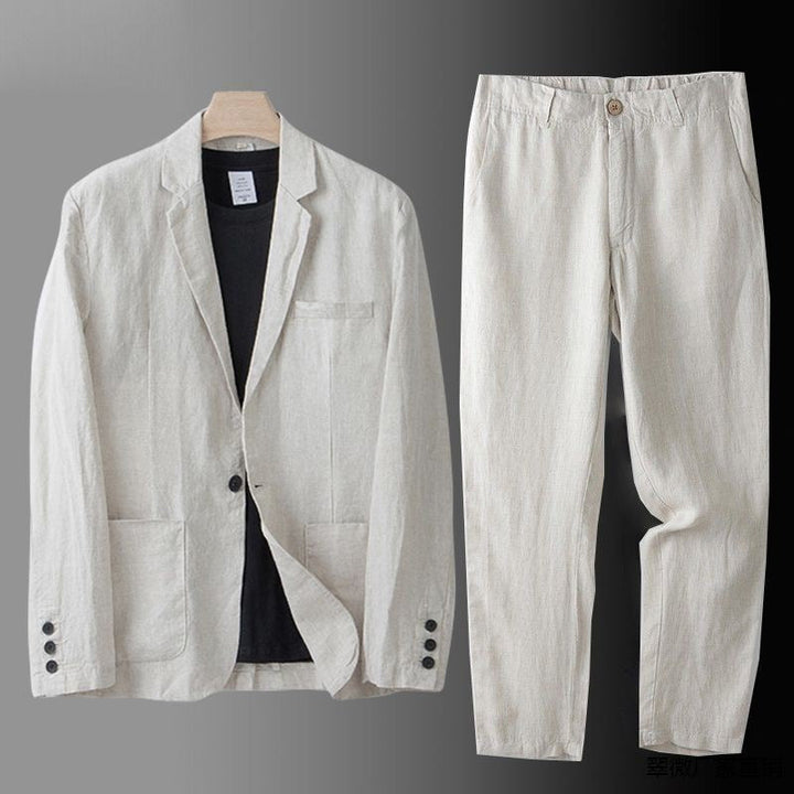 Buttler - Conjunto de fato elegante em linho