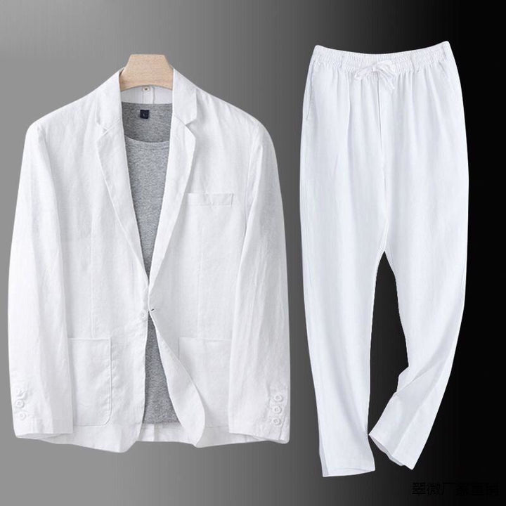 Buttler - Conjunto de fato elegante em linho