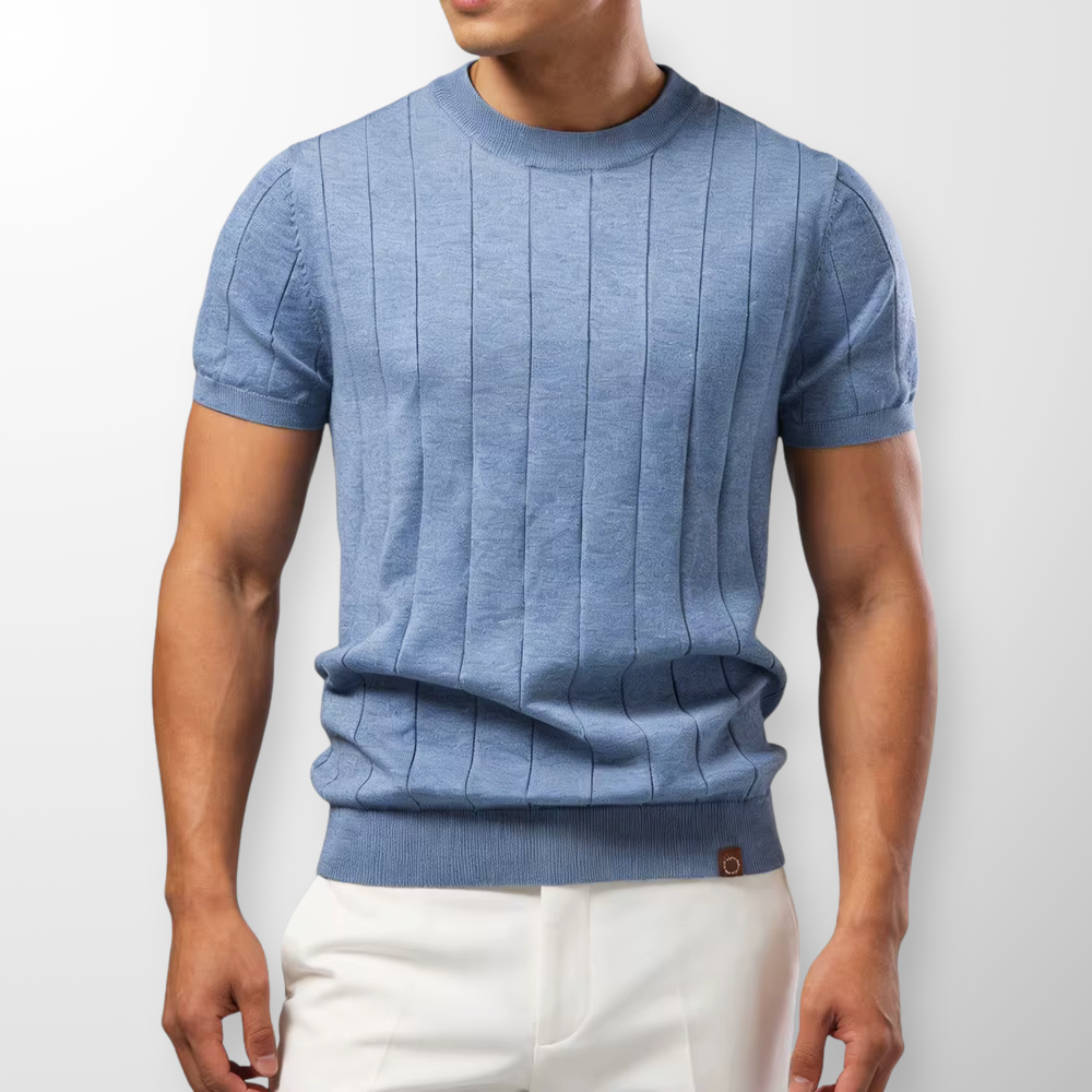 Driessen - Camiseta de Malha Canelada