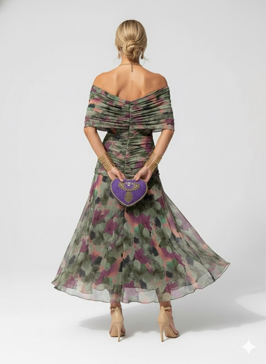 Manich - Vestido Midi Esvoaçante