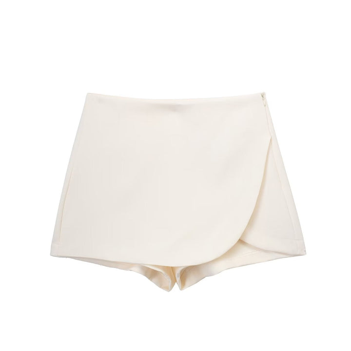 Shavina - Mini-Saia-Calça Envolvente De Cintura Alta