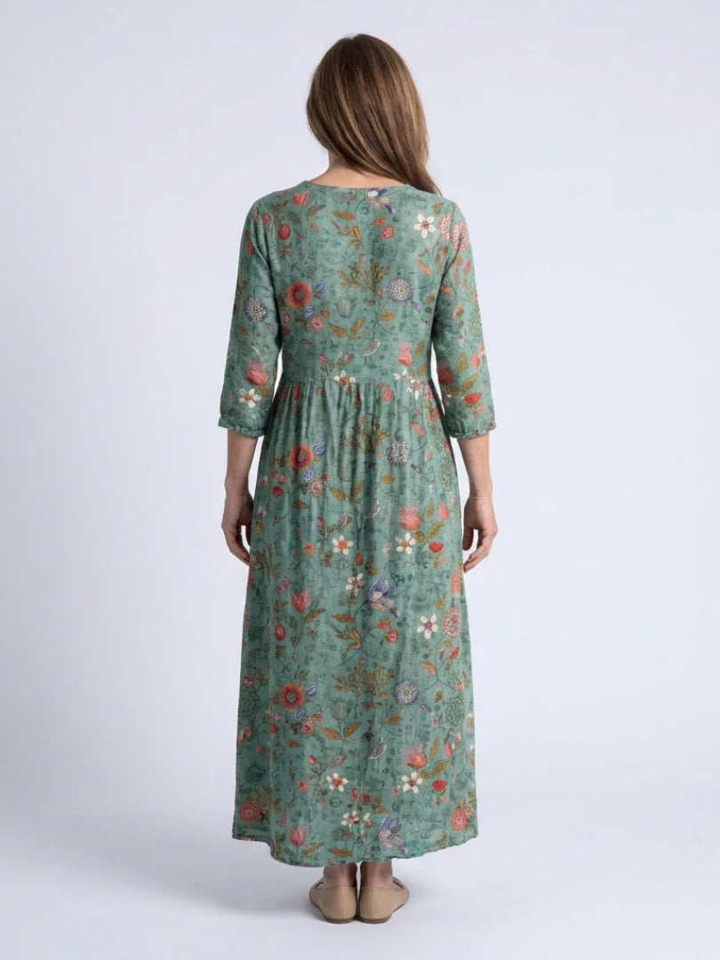 Meriana - Vestido Maxi Floral Premium