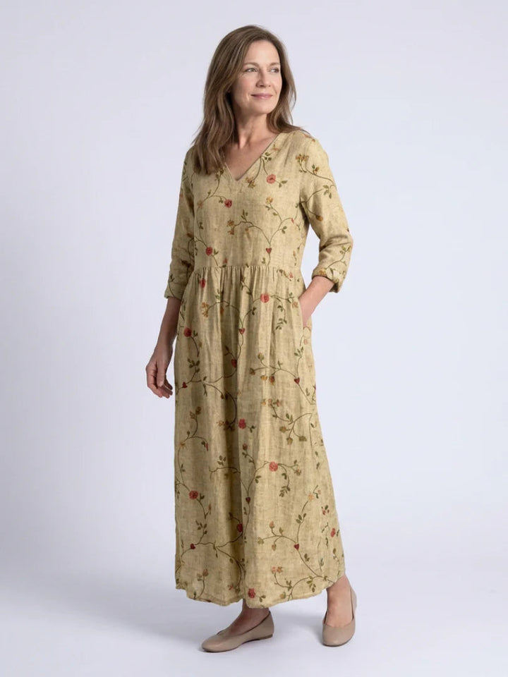 Meriana - Vestido Maxi Floral Premium