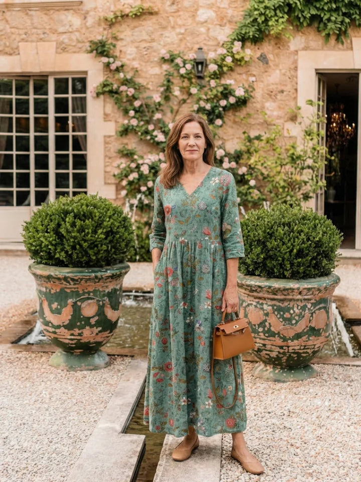 Meriana - Vestido Maxi Floral Premium