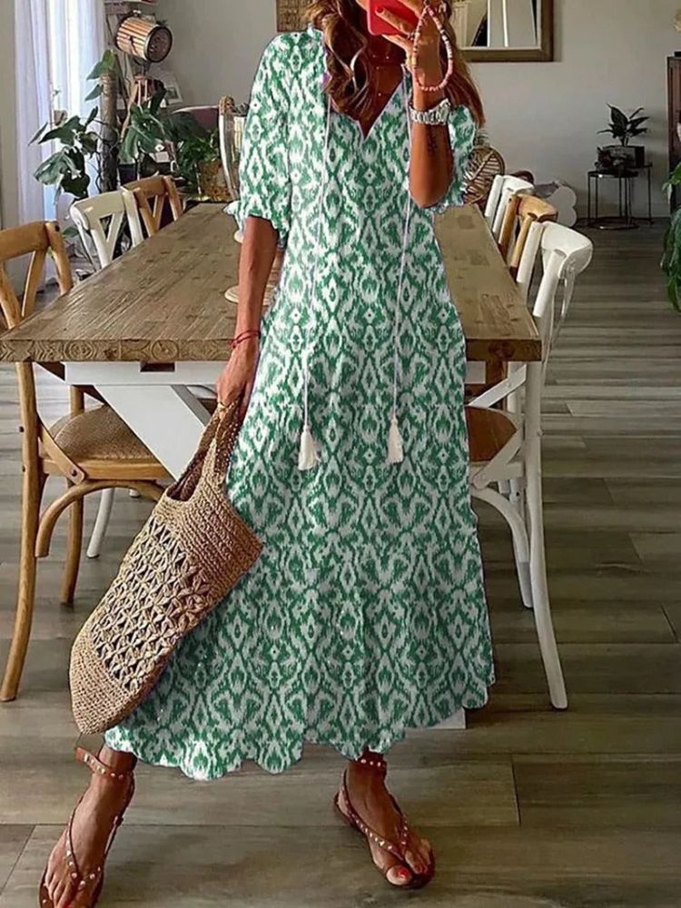 Verute - Vestido Longo Floral em Veludo