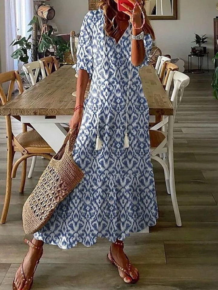 Verute - Vestido Longo Floral em Veludo